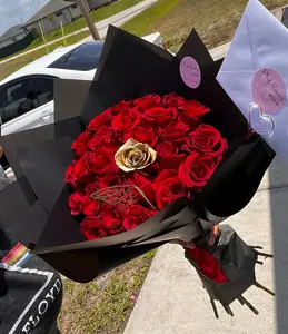 25 Red Premium Roses Bouquet