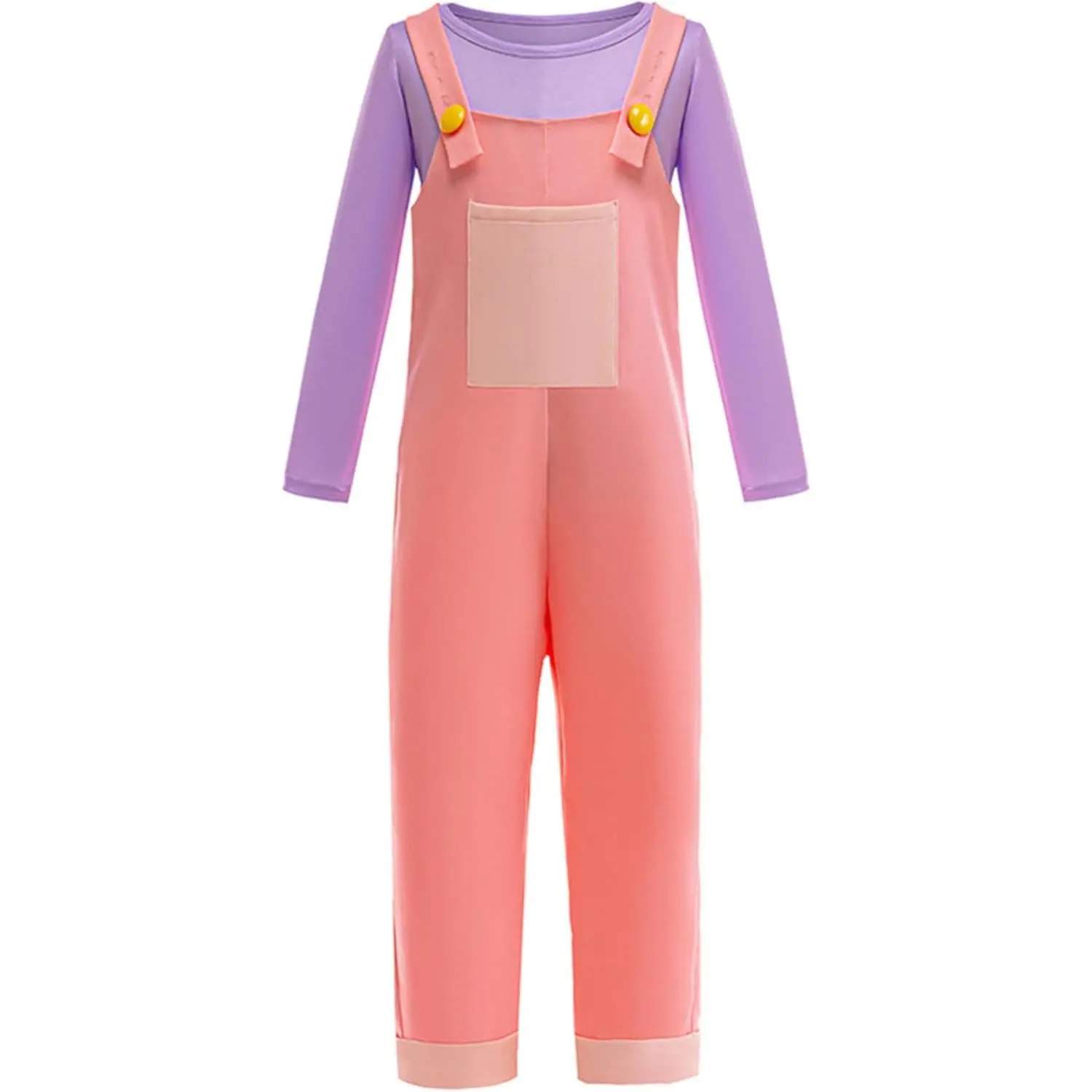 Kid Circus Rabbit Costume Halloween Cosplay Shirt and Suspender Pants Overalls 2-piece Outfits Sets