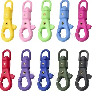 Swivel Snaps Hooks with D Rings and Tri-Glides for Purse Hardware Synthetic Slide Buckles