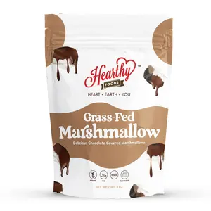 Chocolate Dipped Grass-fed Marshmallows Cocoa Snack Sweet Dark