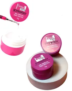 Fantasy Nails Gel Efectos Effects 15mg Artistic Gel Desing, Clear color