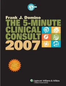USED-The 5-minute Clinical Consult, 2007 (The 5-minute Consult Series) by Lippincott & Co. (Hardcover)