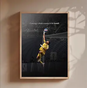 Vozinha Cape Verde Goalkeeper Poster Inspirational Football Wall Art Sports Print 2026 Fan Gift( Unframed - Print Only )