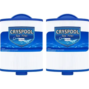 Cryspool 06045, 50 Sqft Spa Filter Cartridge, Compatible with Artesian Spas, Tidal Fit Swim 06-0006-12, 6CH-502, 06-0005-12, FC-0311, PAS50SV-F2M, 2 Pack