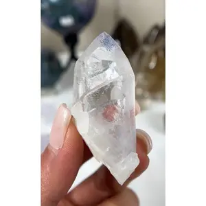 Rare Dumortierite in Quartz Point