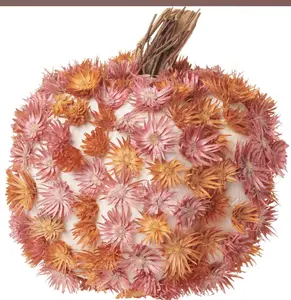 New Seasons Flower Pumpkin Table Centerpiece