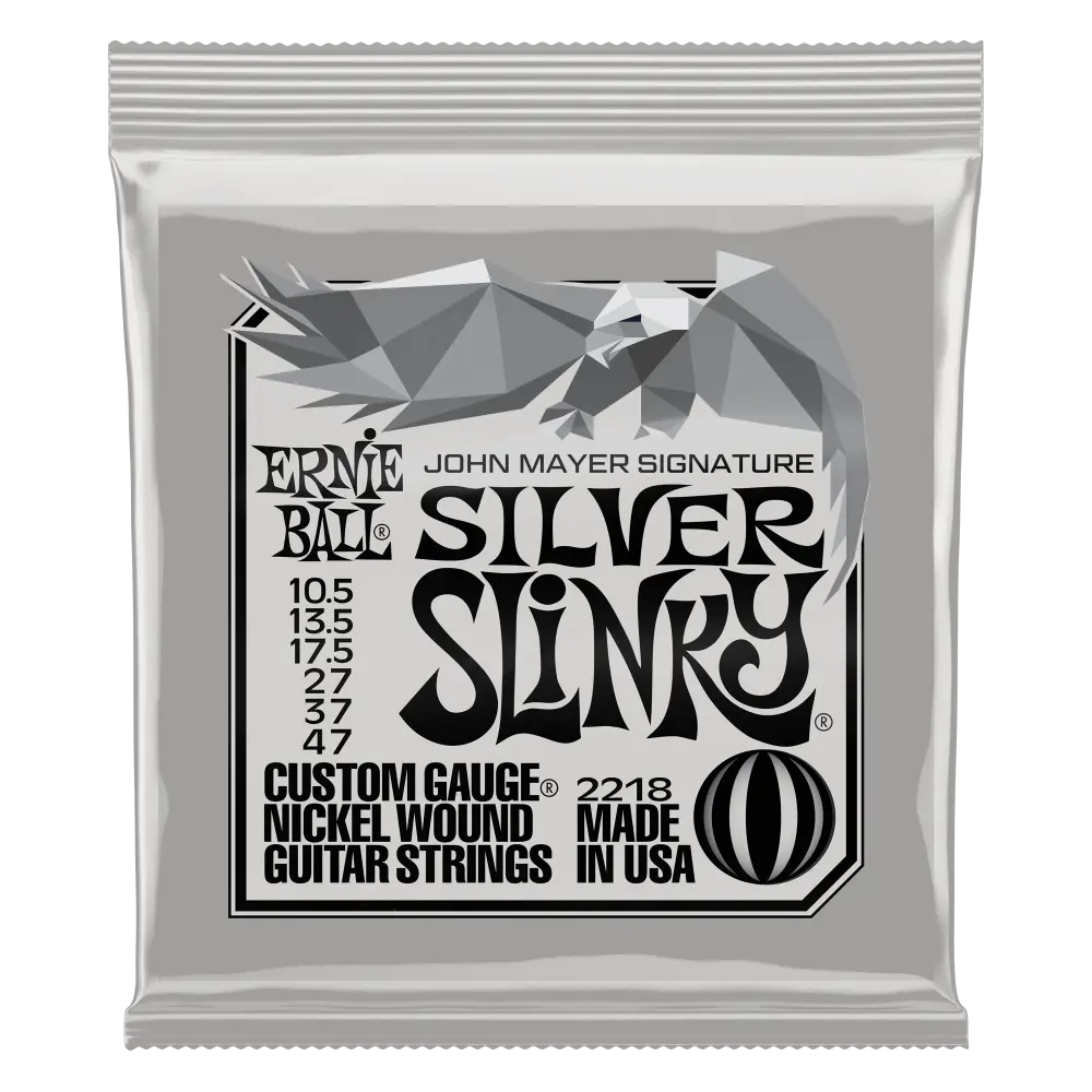 Ernie Ball x John Mayer Silver Slinky Signature Electric Guitar Strings
