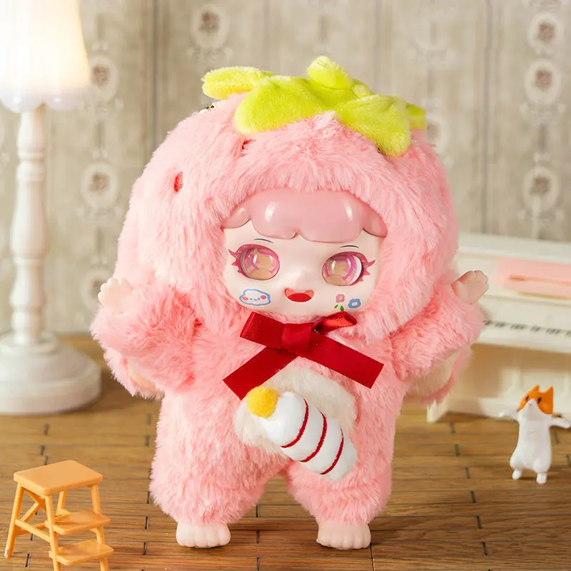(Black Friday)MAN CHAO Playful Kid V4 Ship From US One Sip of Sweetness Series Plush Blind Box