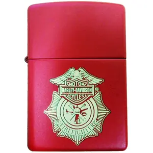 Zippo Manufacturing  2019 Harley Davisdon Fireman Lighter - Red Matte