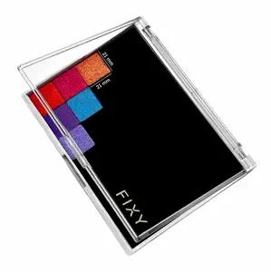 FIXY Small Empty Magnetic Makeup Palette for Travel and Work Adventures (4.3" x 5.7") - Eyeshadow, Cosmetic