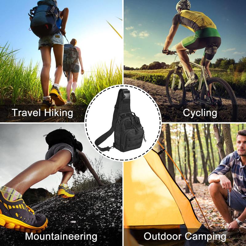 Outdoor Tactical Bag Backpack, Military Sport Bag Pack Cross-body Molle Sling Shoulder Backpack Tactical Bag for Every Day Carry FathersDayGift TikTokShopJumpstartSale Outdoor Tactical Bag Backpack, Military Sport Bag Pack Cross-body Molle Sling Shoulder Backpack Tactical Bag for Every Day Carry FathersDayGift TikTokShopJumpstartSale