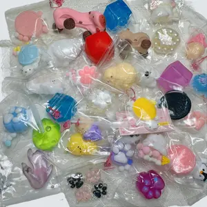 2 Pcs Random Squeeze Toys Pack - Includes 2 Unique Squishies for Imaginative Play & Sensory Exploration