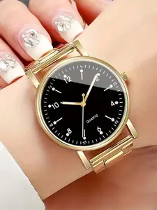 Ladies' fashionable and minimalist quartz watch, trendy dial, casual outfit, casual timepiece, modern dial, fashionable watch, precise quartz, high-quality craftsmanship, ladies' watch, quartz watch, gift for her, professional