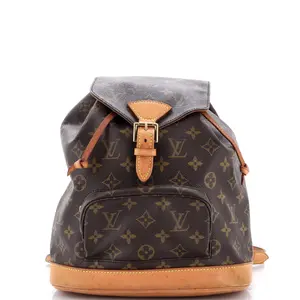 Pre-owned Louis Vuitton - Backpacks Vintage Montsouris Backpack Monogram Canvas MM by Rebag