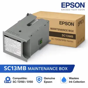 Epson SC13MB Maintenance Box for SureColor SC-T3150 / SC-T5150 Printers – Genuine Replacement Maintenance Tank