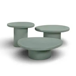 Jade Concrete Indoor/Outdoor Nesting Coffee Table Set