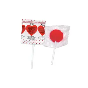 Cherry Flavored Valentine's Day Pops with Inspiration Bible Verses, 50 Count