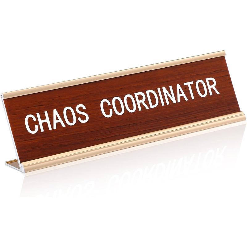 Funny Desk Signs for Office Desk Plaque Gifts Supplies Accessories