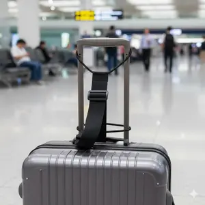 Adjustable Luggage Straps: Universal Travel Organizer Bands, Elastic Durable Suitcase Ties, Non-Slip Secure Hold for Expandable Packing, Portable Anti-Slip Travel Accessories for Effortless Trips