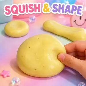 Moldable Mashed Potato Squishy Toy - Soft Stress Relief Tool with Relaxing Rustling Sound, Sensory Decompression Item for Daily Leisure Hobbies & Play