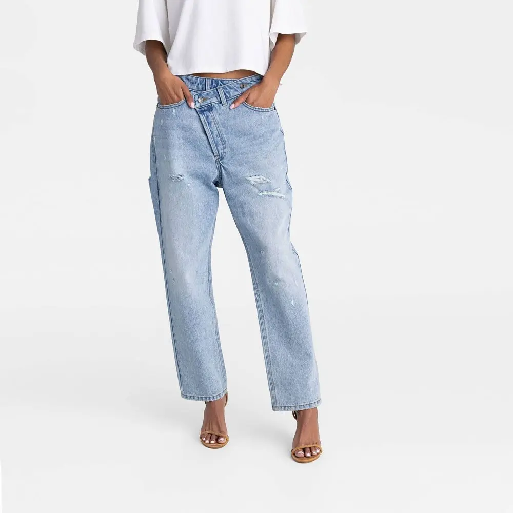 KBB by KAHLANA Women's Mid-Rise Tapered Leg 'The Dylan Jean' KBB by KAHLANA Women's Mid-Rise Tapered Leg 'The Dylan Jean'
