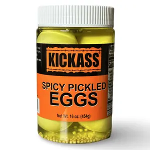 Spicy Pickled Eggs, 16 Oz Jar Spicy Pickled Eggs, 16 Oz Jar