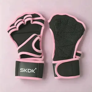 Weight Lifting Gloves, 1 Pair Diving Cloth Sports Fitness Gloves, Palm Protector Gloves, Wrist Protector Gloves, Non-slip Hand Gloves, Fitness Accessories, Workout Equipment, Gym Accessories, Gymtok,  Men Gifts