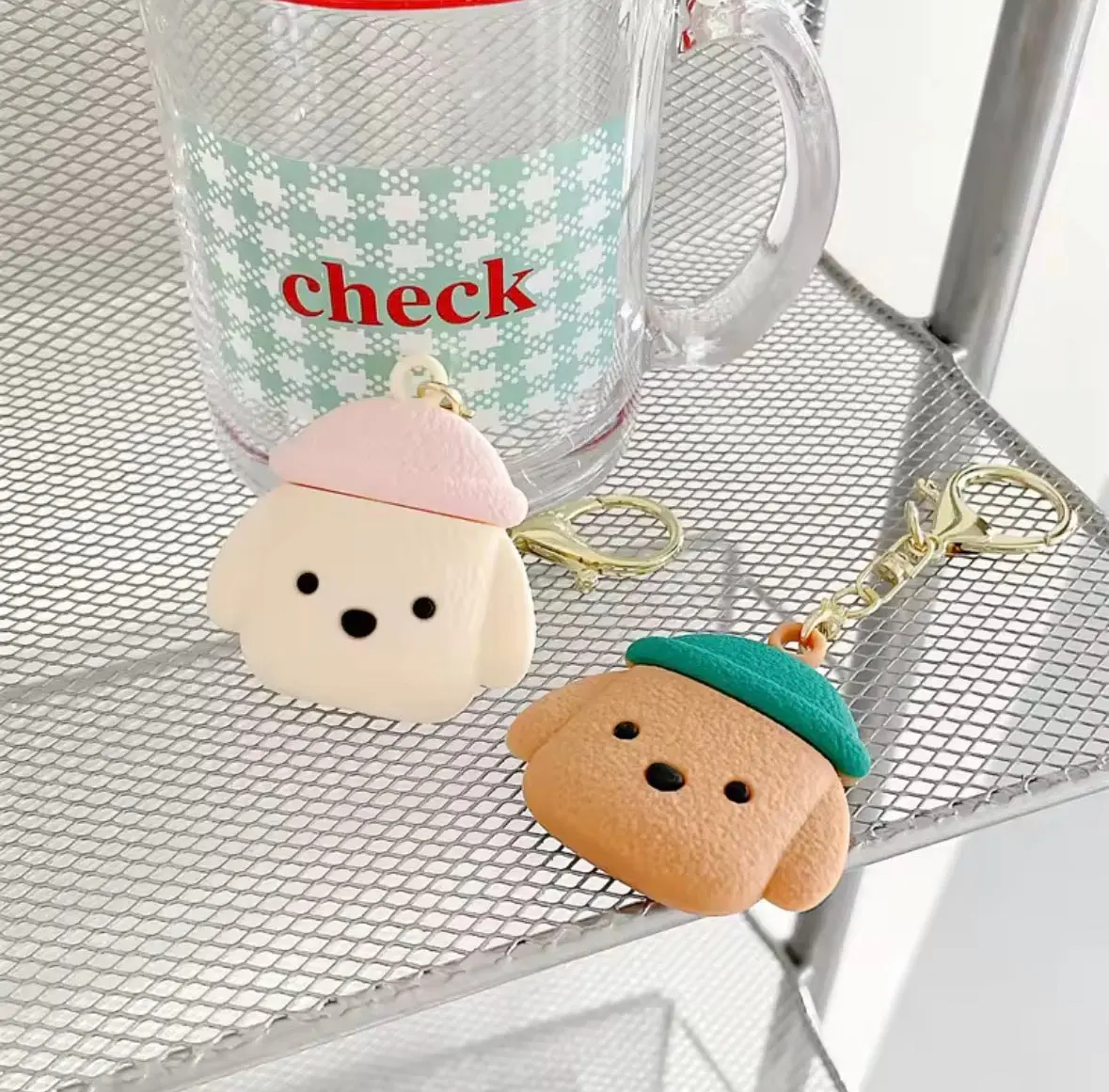 Cozy Bear AirTag Case Keychain