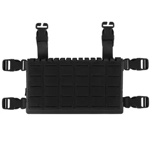 Krydex Tactical MK5 Micro Fight Chassis Laser Cut Chest Rig Lightweight Tactical Vest 5.56 MP7  Placard