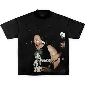 STONE COLD STEVE AUSTIN TEE, Wrestling Tee, Wrestling Gift, Sports Shirt, Workout T-shirt, Gift for Him Hoodie Sweatshirt Menswear Streetwear