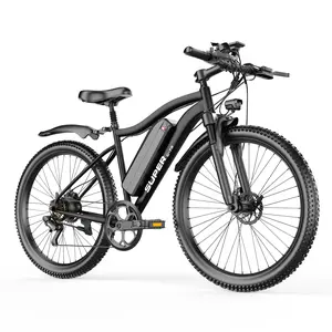26" Electric Mountain Bike | 48V 15Ah Removable Battery, 740W Motor,Front Suspension, 7-Speed Shimano, Mechanical Disc Brakes, 150KG Load for Adults Commuting & Off-Road