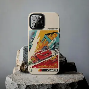 Cars Movie Phone Case - Lightning McQueen Phone Case - Piston Cup | iPhone 16 15 14 13 12 11 XR X XS Pro Max Plus Mini
