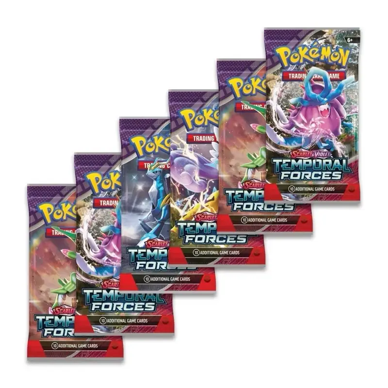 Pokemon Scarlet & Violet Temporal Forces Booster Packs (LIVE RIP)