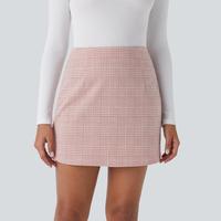 Bean Paste Houndstooth Plaid