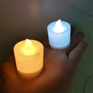Flameless Solar LED Tealight Candles | Flickering Realistic Outdoor Home Decor | Battery Free Candles