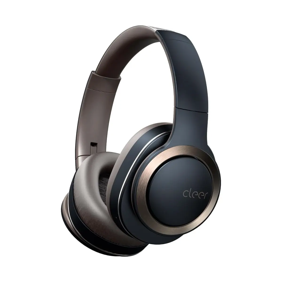 Cleer Enduro ANC Noise Cancelling Over the Ear Bluetooth Headphones with Mic, 80 Hrs Playtime, CVC 8.0 Noise Canceling for Clear Calls, Ambient EQ Modes, Hi-Res Audio, Deep Bass, Multi-Point Connect, Bluetooth 5.0, Button Controls, Wireless & Wired Mode