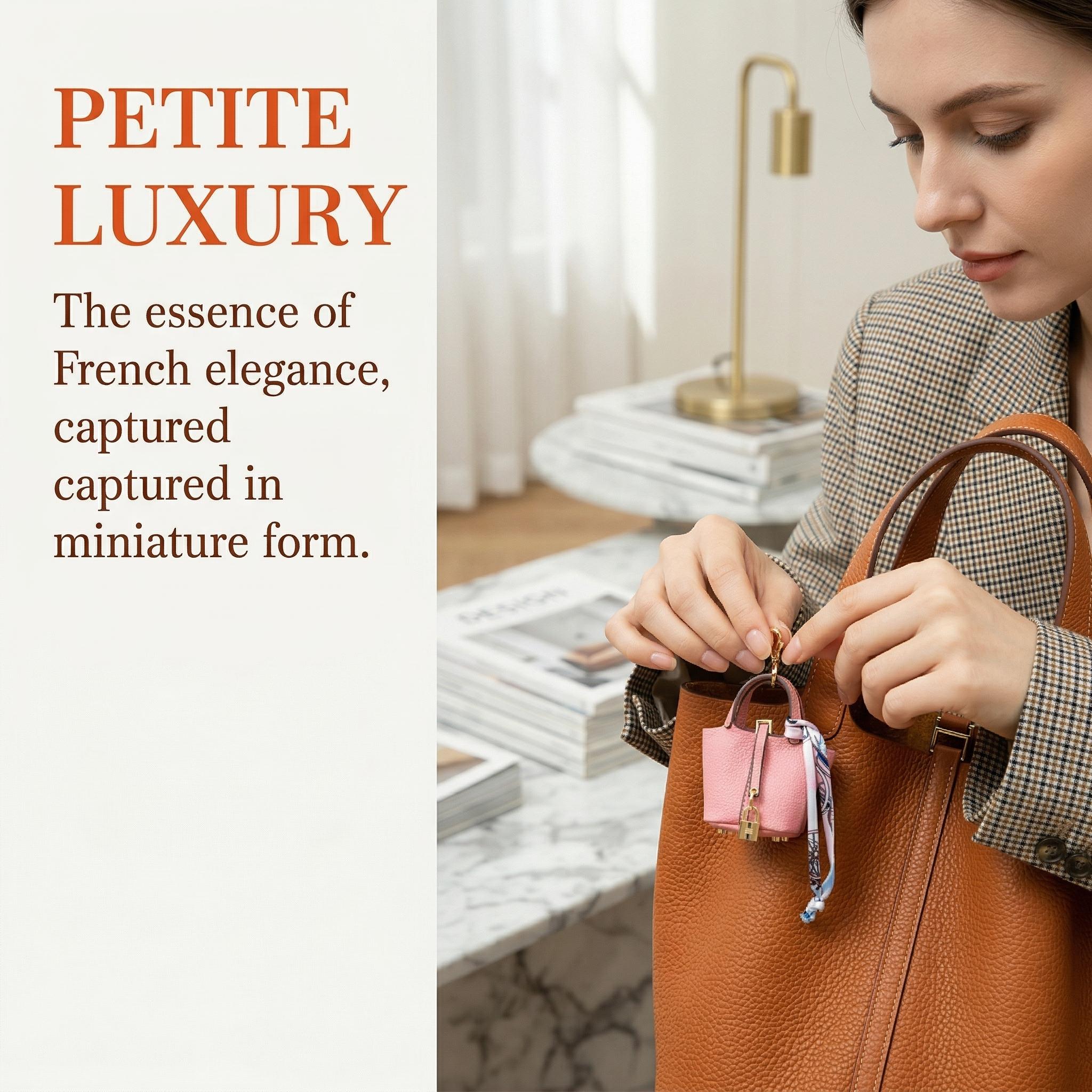 Mini Vegetable Basket Bag Pendant Keychain - High Quality Leather with Colorful Strap, Cute Car Keychain & Bag Charm Accessory