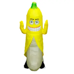 Inflatable Banana Costume for Adults - Funny Full Body Blow Up Suit, Hilarious Peeled Banana Design for Halloween, Cosplay, Themed Parties, and Holiday Events