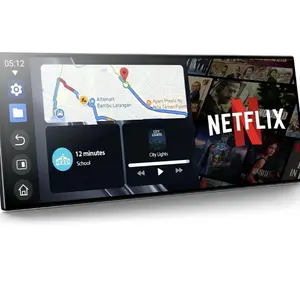 Kayoura 10.25" Wireless CarPlay Screen with YouTube Netflix TikTok for Car - Portable Android Auto Display, 1080P IPS Touch Screen, Auto-Connect, Bluetooth Dash Mount for iPhone 8-15 & Android 11+ portable carplay android auto receiver wireless car play t