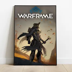 Warframe Poster, Video Game Wall Art, Gamer Room Decor, Game Poster Print, Home Wall Decor, Gift for Fans