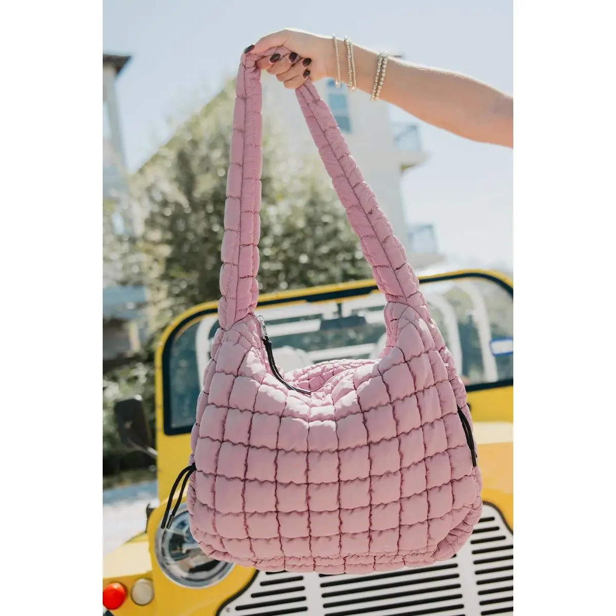 Mauve Hobo Tote Bag