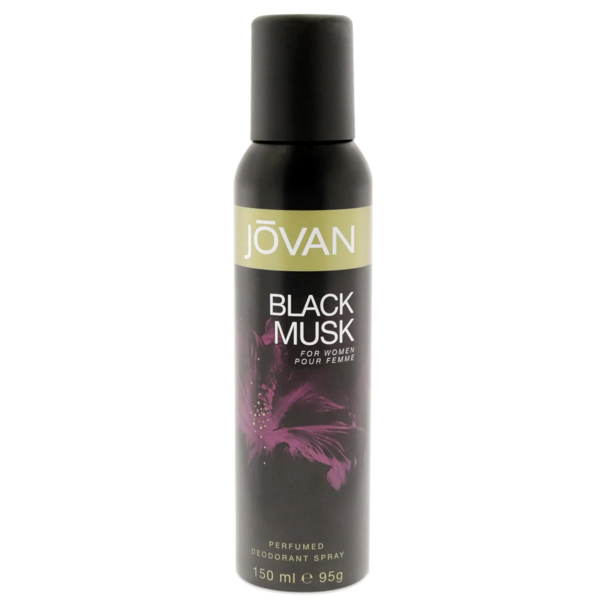 Jovan Black Musk Scented Fragrance for Women - 5 oz Daily Fresh Aroma Deodorant Spray