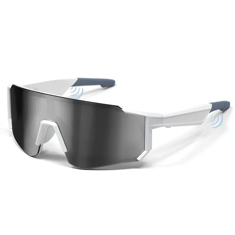 Adjustable Smart Sports Sunglasses, Polarized Anti-Glare Lenses, Open-Ear Bluetooth Audio, One-Click Control