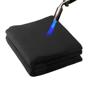 VEVOR 2-Piece Carbon Fiber Welding Blankets, 20x36 in, 3.5mm Thick, Foldable Flame-Proof Safety Mat, 1800°F Heat-Resistant Insulation Pad for Metal Cutting Protection