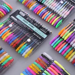 12/18/36/48/60 Pack Colorful Ballpoint Pens, 1.0mm Tip Neutral Drawing Pens, School Supplies, Room Decor, Ramadan Decor, Home Decor