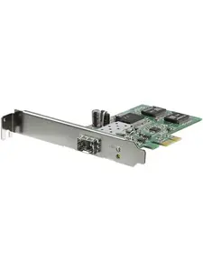 Startech ST-PEX1000SFP2 PCIe GbE Fiber Card with Open SFP PCI Express SFP Adapter