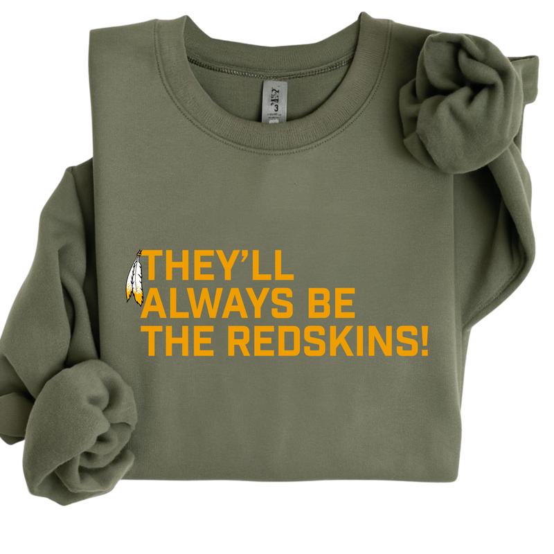 Washington Redskins HTTR Sweatshirt, Vintage Football Graphic Tee, Unisex Cotton Streetwear Tops, Retro Sports Fan Sweatshirt, Men's T-shirts
