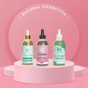 N Hair Natural Cosmetics Combo Super Growth for Your Hair with Gotero & Aloe Vera for Intensive Repair Thickening Nourishing Thickening Boost