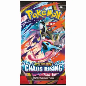 Pokémon Mega Evolution Chaos Rising Official TCG Play Booster Packs: Authentic English Collectible Trading Cards