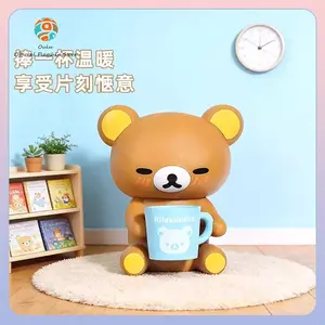 New Genuine Rilakkuma Blind Box Rilakkuma Anime Figures Desktop Ornament Trendy Play Gift Toy Life Style Series Mystery Box